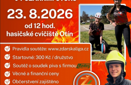 Žďárská liga v požárním sportu 23.8.2026 v Otíně