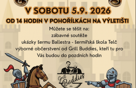Středověké loučení s prázdninami 5.9.2026 výletiště Pohořílky
