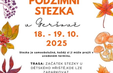 Podzimní stezka v Geršově 18-19.10.2025