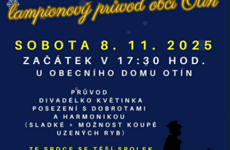 Svatomartinský lampionový průvod 8.11.2025 od 17:30