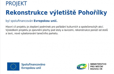 Rekonstrukce výletiště Pohořílky