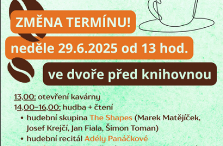 Literární kavárna v Měříně 29.6.2025