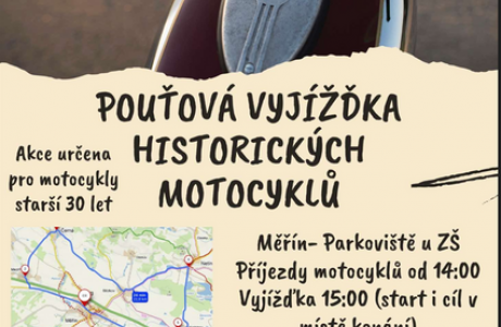 Pouťová vyjížďka historických motocyklů 21.6.2025